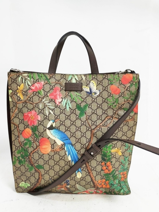 Gucci Handbags - Gucci Tian Soft GG Supreme Tote